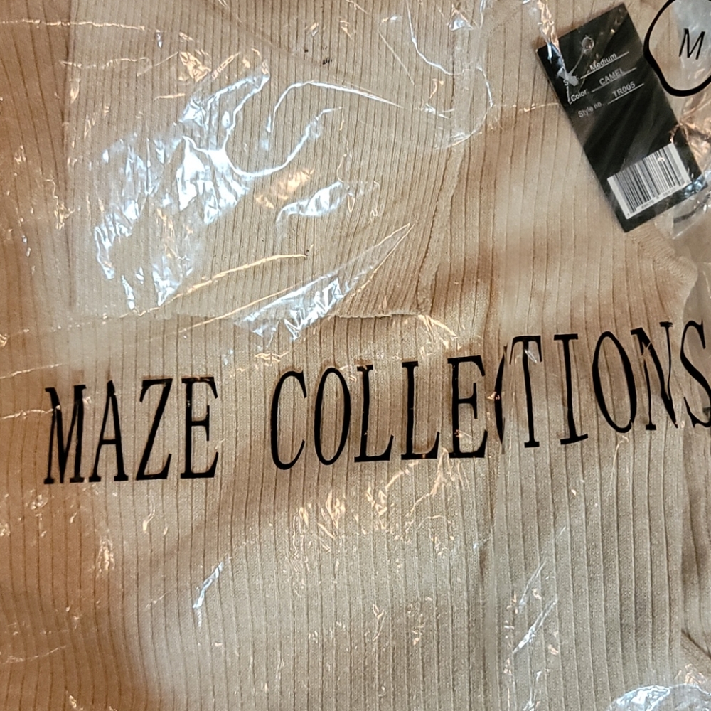 💛 Camel Cold Sholder Top by Maze Collection - Picture 14 of 14